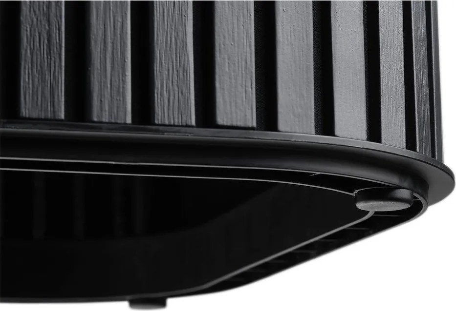 Cesta per il bucato nera in bambù 3x30 l Tota Trio Luxe – Joseph Joseph