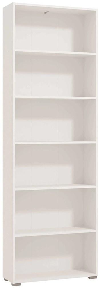 MADDIE - libreria sei ripiani moderno minimal in legno