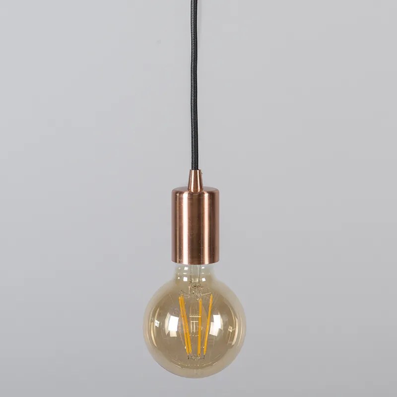 Lampada a sospensione industriale rame - Facil