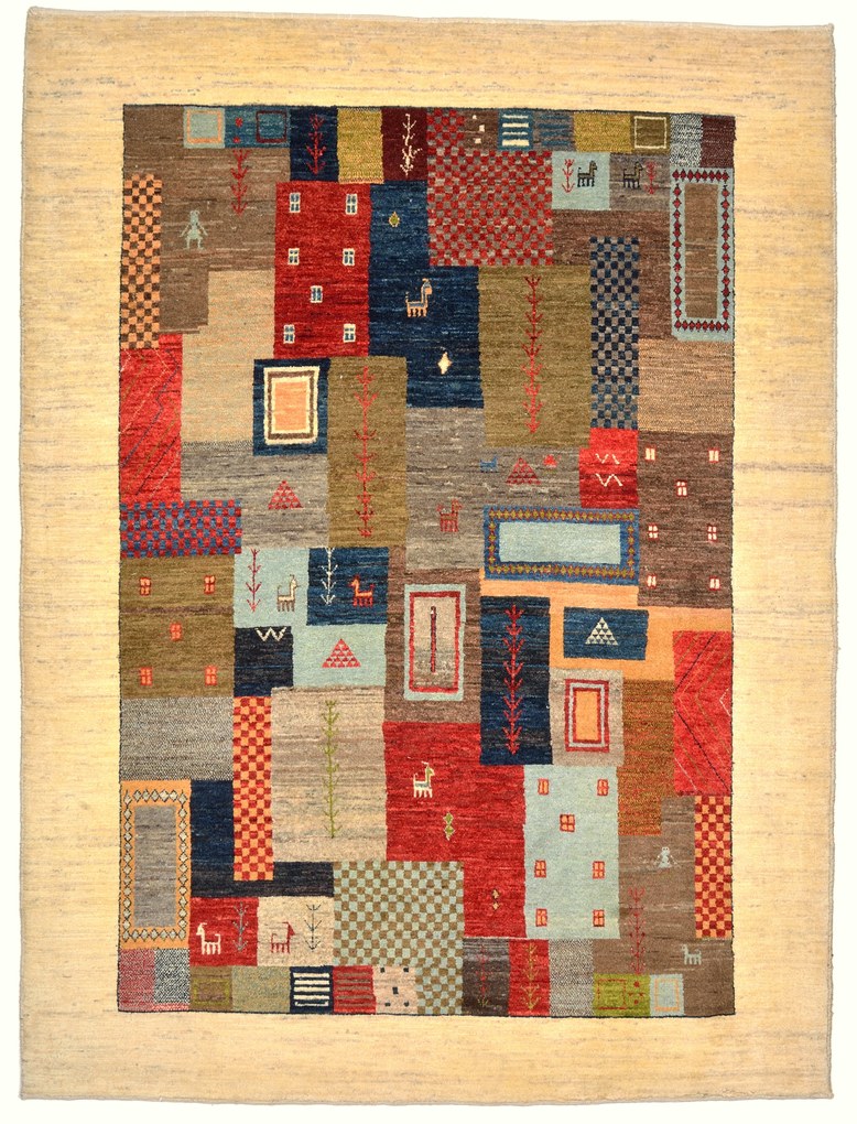 Loribaft Tappeto persiano 160 x 210 (Iran) Annodato A Mano