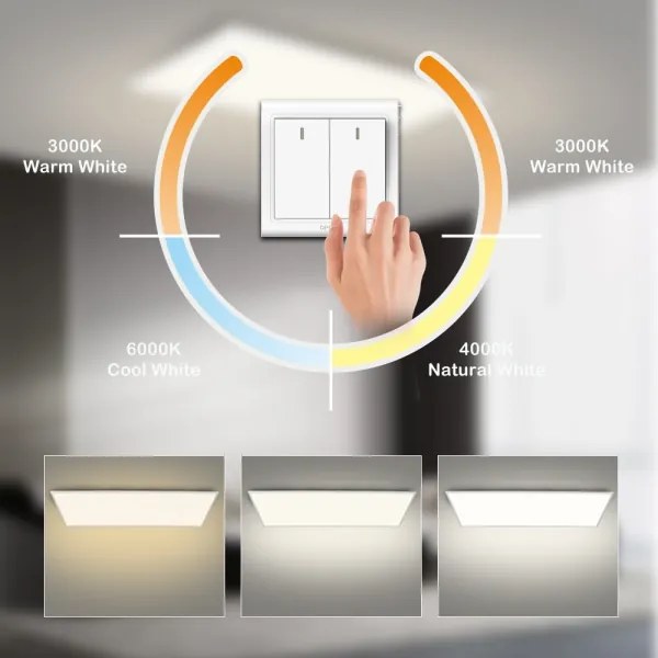 Brilagi - Plafoniera a LED SLIMFRAME LED/80W/230V 120x60 cm 3000/4000/6000K bianco