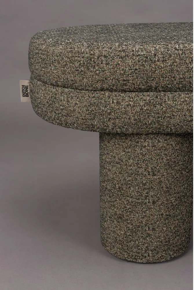 Panchina marrone con rivestimento in bouclé Fern – Dutchbone