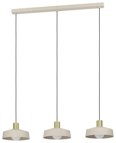 Eglo 900431 - Lampadario a sospensione con filo VALDIOLA 3xE27/40W/230V
