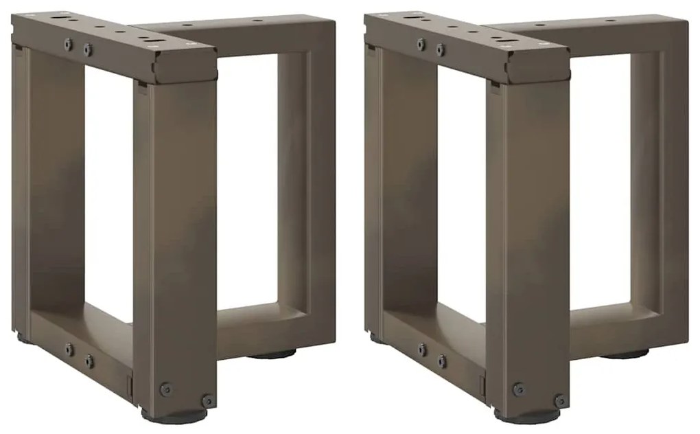 Gambe Tavolino Caffè A T 2 Pz Naturale 30x25x(30-31) Cm Acciaio /