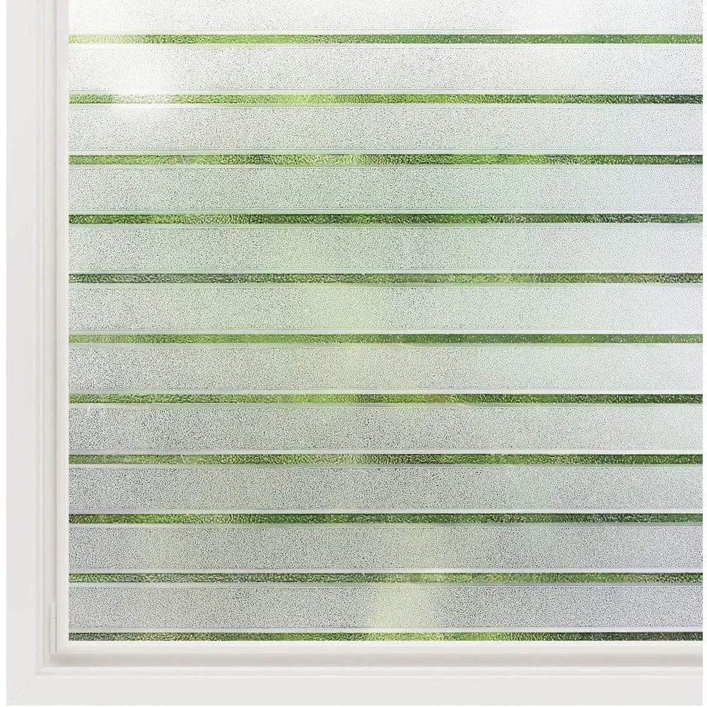 Adesivo in vetro smerigliato con pellicola protettiva Lines, lunghezza 2 m - Ambiance