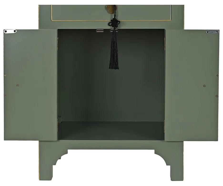 Comodino DKD Home Decor Abete Metallo Legno MDF (45 x 34 x 66 cm)
