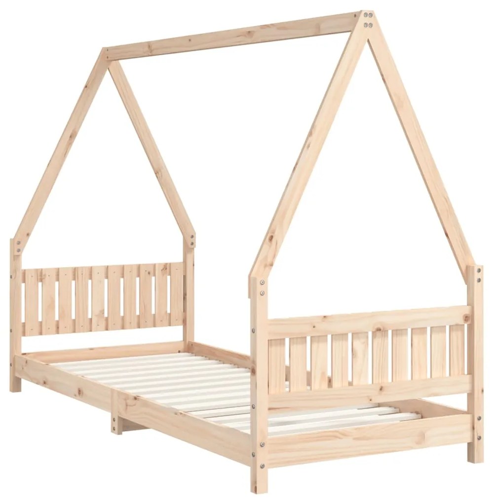 Giroletto per bambini 80x200 cm in legno massello di pino