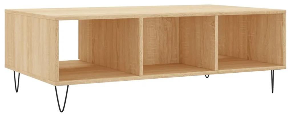 Tavolino da Salotto Rovere Sonoma 104x60x35cm Legno Multistrato