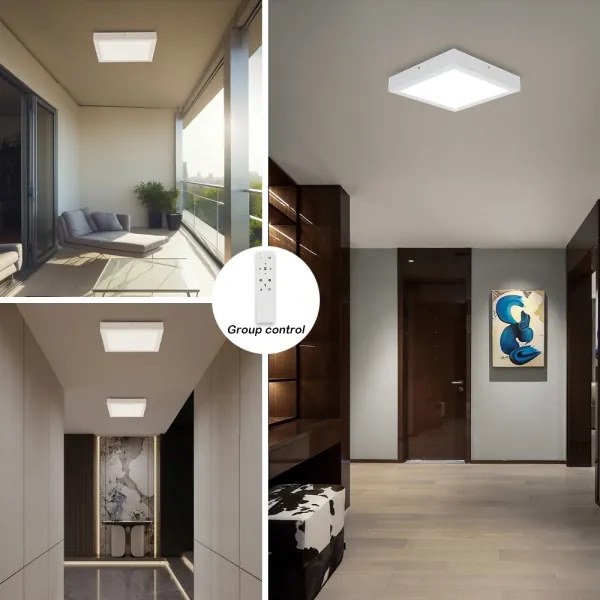 Brilagi-LED Lampada da bagno dimmerabile FRAME SMART LED/24W/230V IP44 bianca+RC