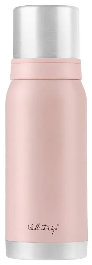 Tazza termica da viaggio rosa Fuori, 1 l - Vialli Design