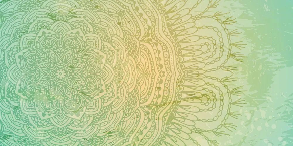 Stampa su tela – Mandala decorativa