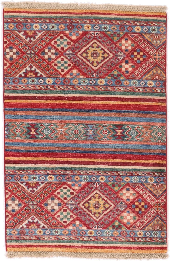 Samarkand Tappeto 120 x 80 (Afghanistan) Annodato A Mano