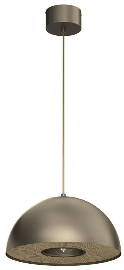 Lampadario a sospensione con filo ELGUND 1xE27/15W/230V ottone