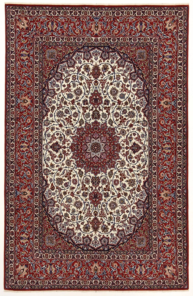 Isfahan Tappeto persiano 160x240 (Iran) Annodato A Mano
