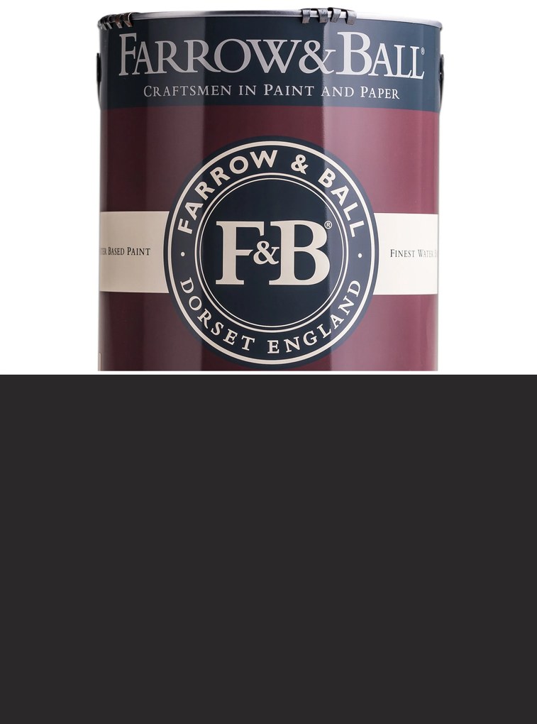 Farrow & Ball Estate Eggshell - 2,5l - Pitch Black 256