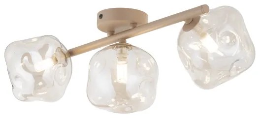 Lampadario a incasso LAVA 3xG9/8W/230V beige / fumè beige
