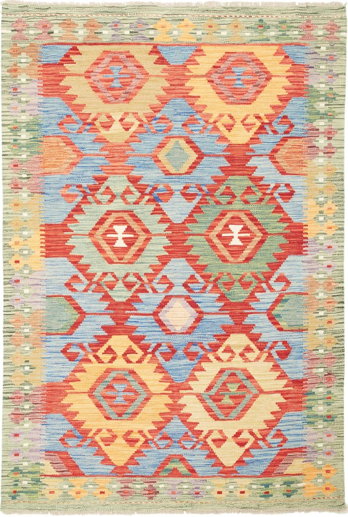 Kilim Tappeto 130 x 180 (Pakistan) Tessuto A Mano