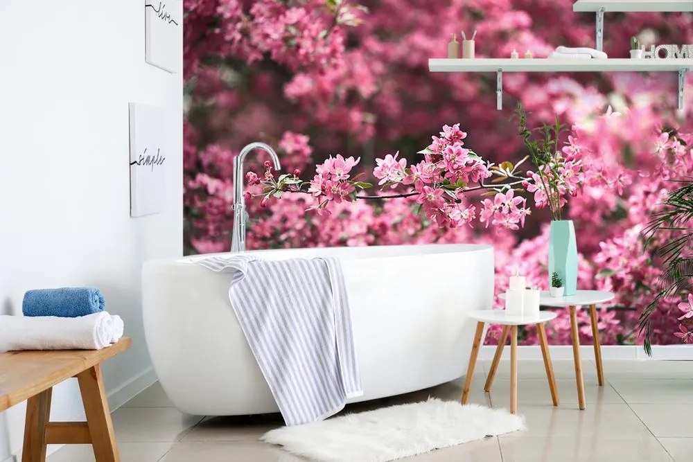 Fotomurale – Fiori di ciliegio dettagliati