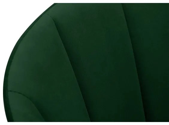 Sedia da pranzo BAKERI 86x48 cm verde scuro/faggio