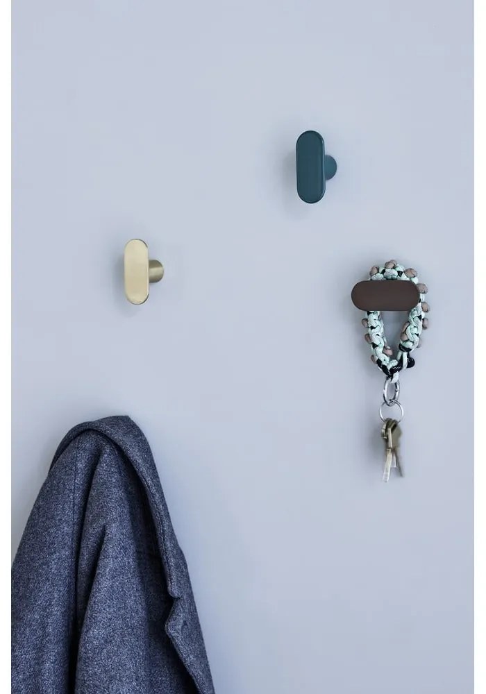 Gancio da parete dorato Piccolo - Hübsch