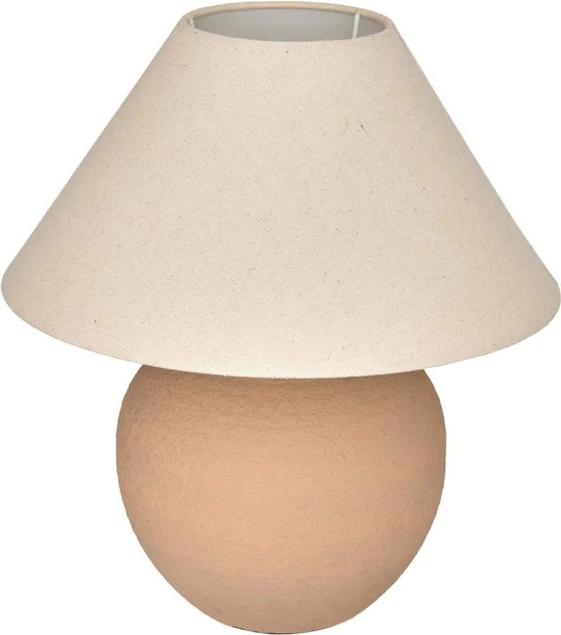 Atmosphera - Lampada da tavolo SEIYA 1xE27/60W/230V marrone/beige