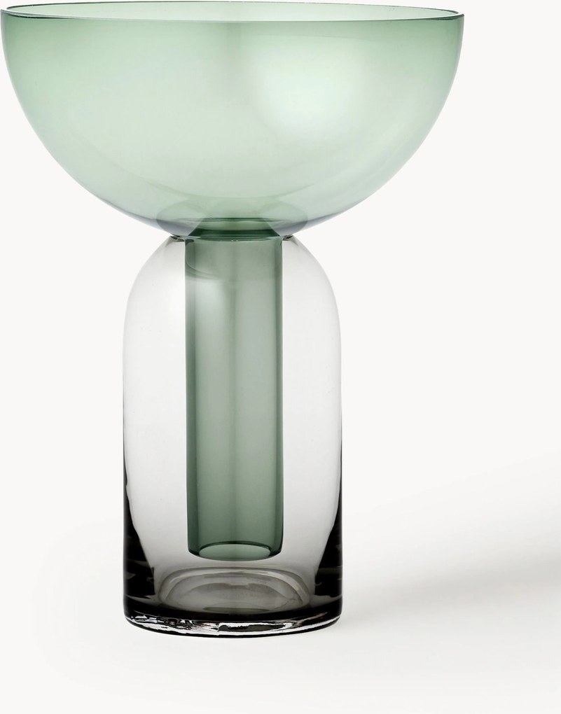 Vaso in vetro soffiato Torus, alt. 20 cm
