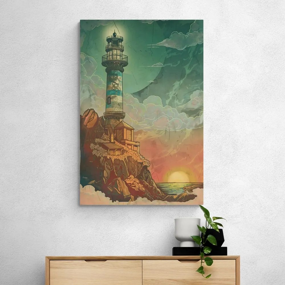 Quadro su tela – Faro da favola