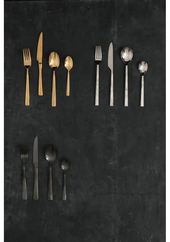 Posate in acciaio inox color argento 16 pezzi Avie - Premier Housewares