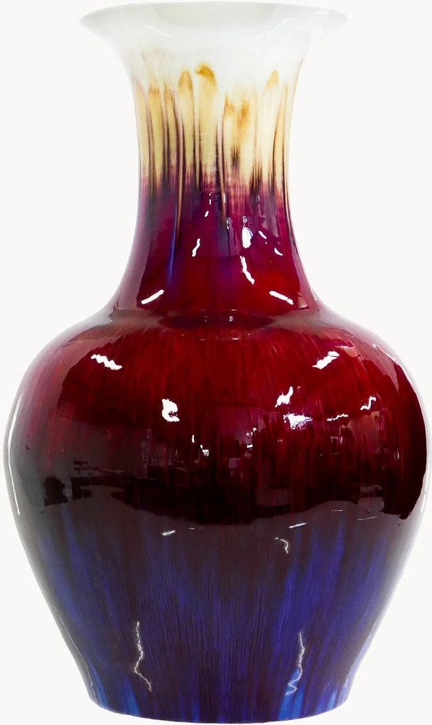 Vaso in porcellana Crazy, alt. 68 cm