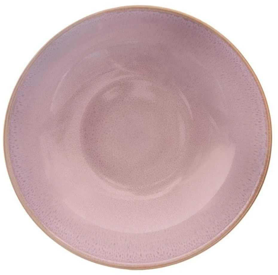 Piatto fondo rosa in ceramica ø 20,5 cm Glaze – Orion