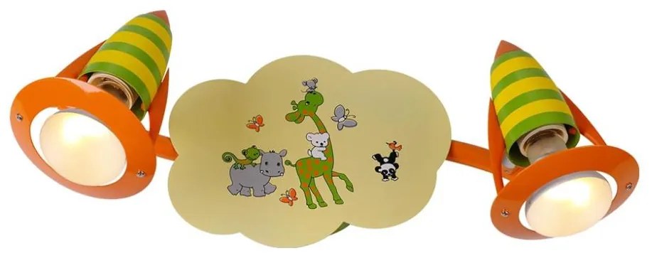 LUXERA 28013 - Faretto per bambini SAFARI 2xE14/40W/230V