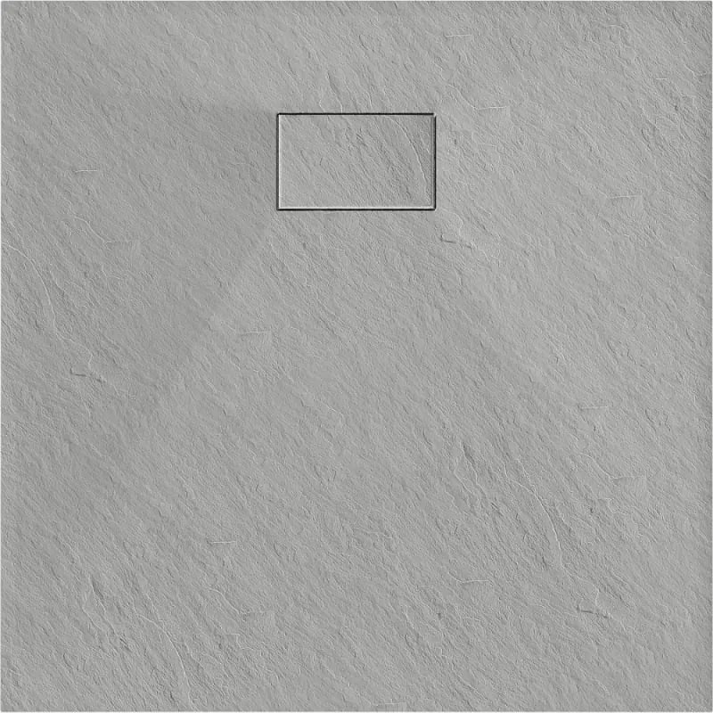 Mexen Hugo piatto doccia quadrato SMC 90 x 90 cm, grigio - 42619090