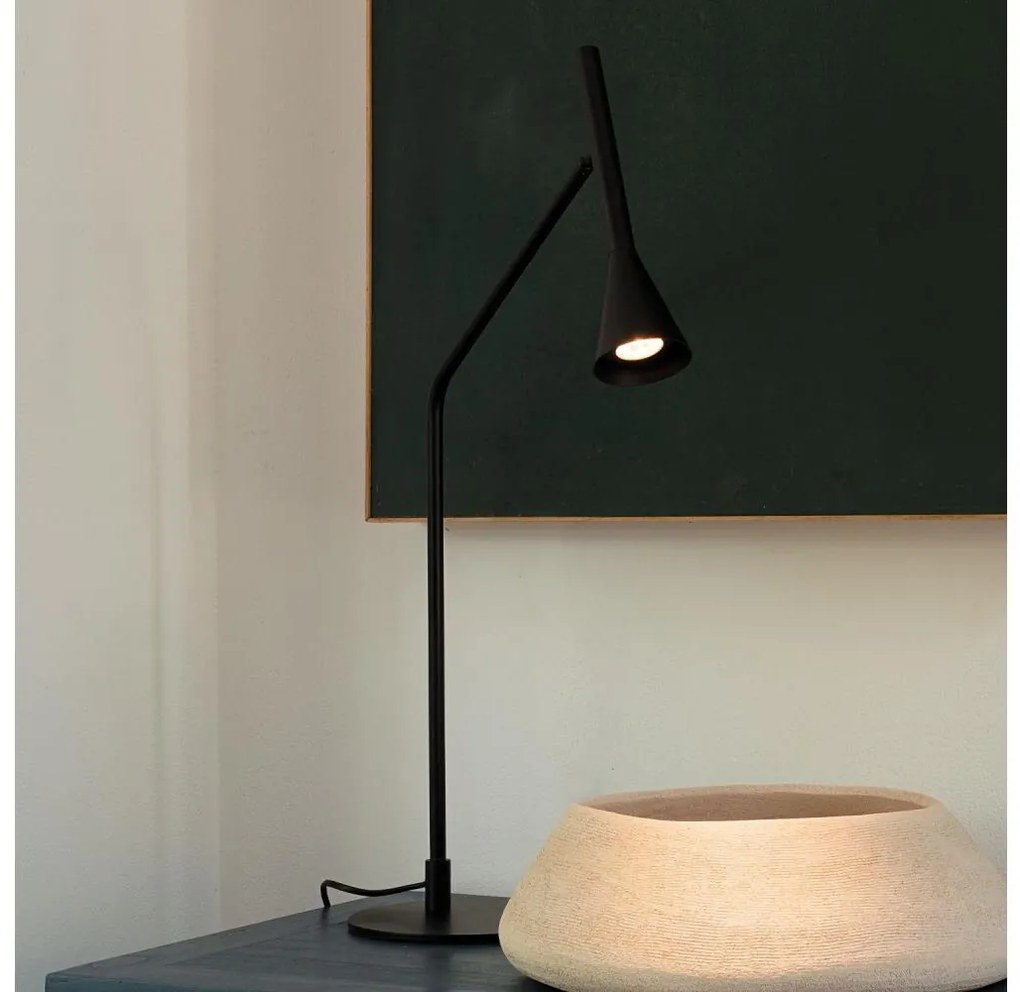 Ideal Lux - Lampada da tavolo LED dimmerabile DIESIS LED/6,5W/230V CRI 90 nero