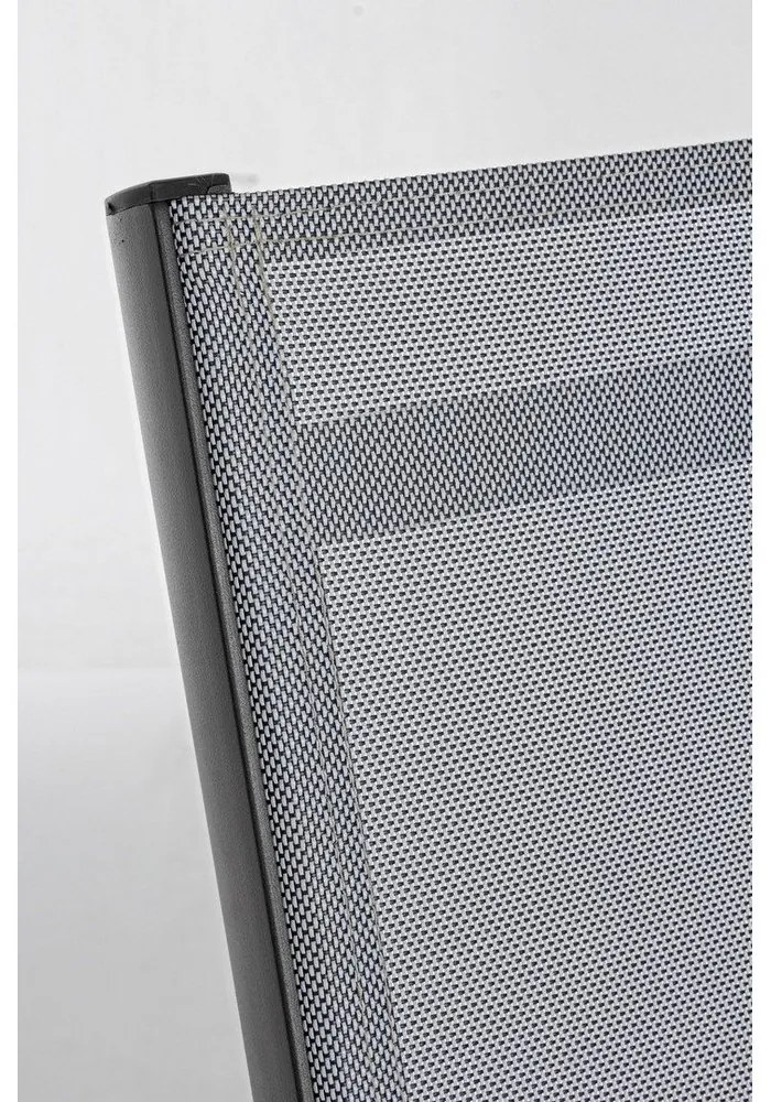 Sedia da esterno grigia in metallo Elin – Bizzotto