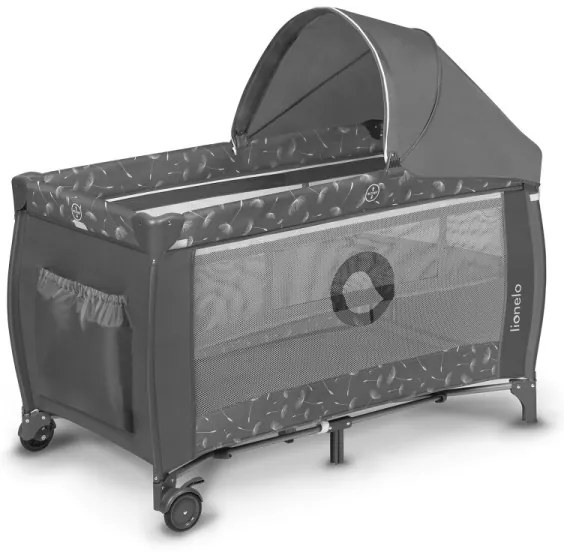 Lionelo - Culla da viaggio SVEN PLUS grigio