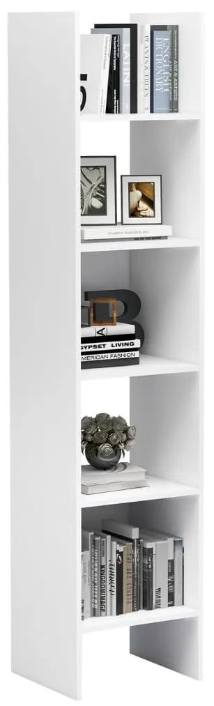 Libreria bianca 40x35x180 cm in legno multistrato