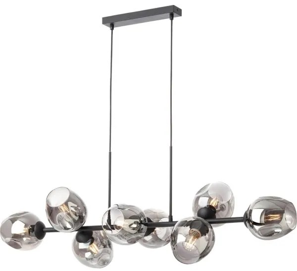 Redo - Paralume di ricambio per lampada e lampadario PIERCE diametro 15 cm nero/fumé