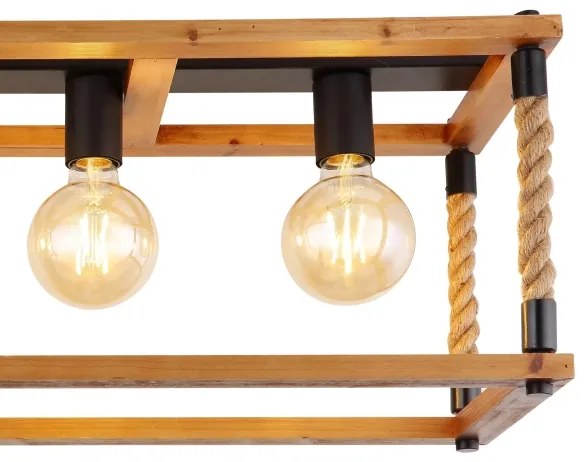 Globo 15691-4D - Plafoniera VERNON 4xE27/60W/230V