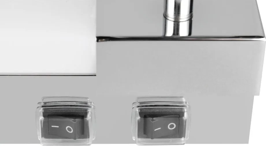 Lampada da parete LED color argento lucido Enrico – Trio