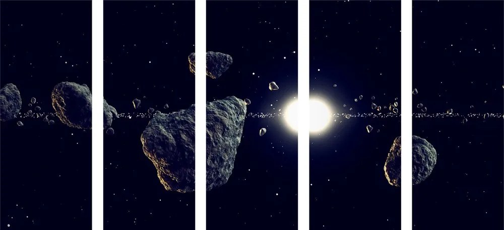 Quadri 5 pezzi – Meteoriti