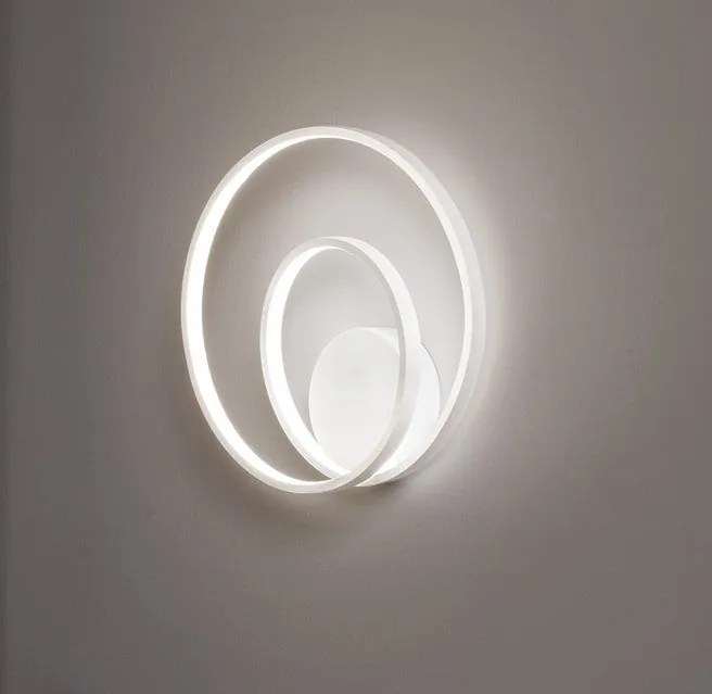 Perenz Ritmo 6619 - applique da parete in bianco, grigio o cannella