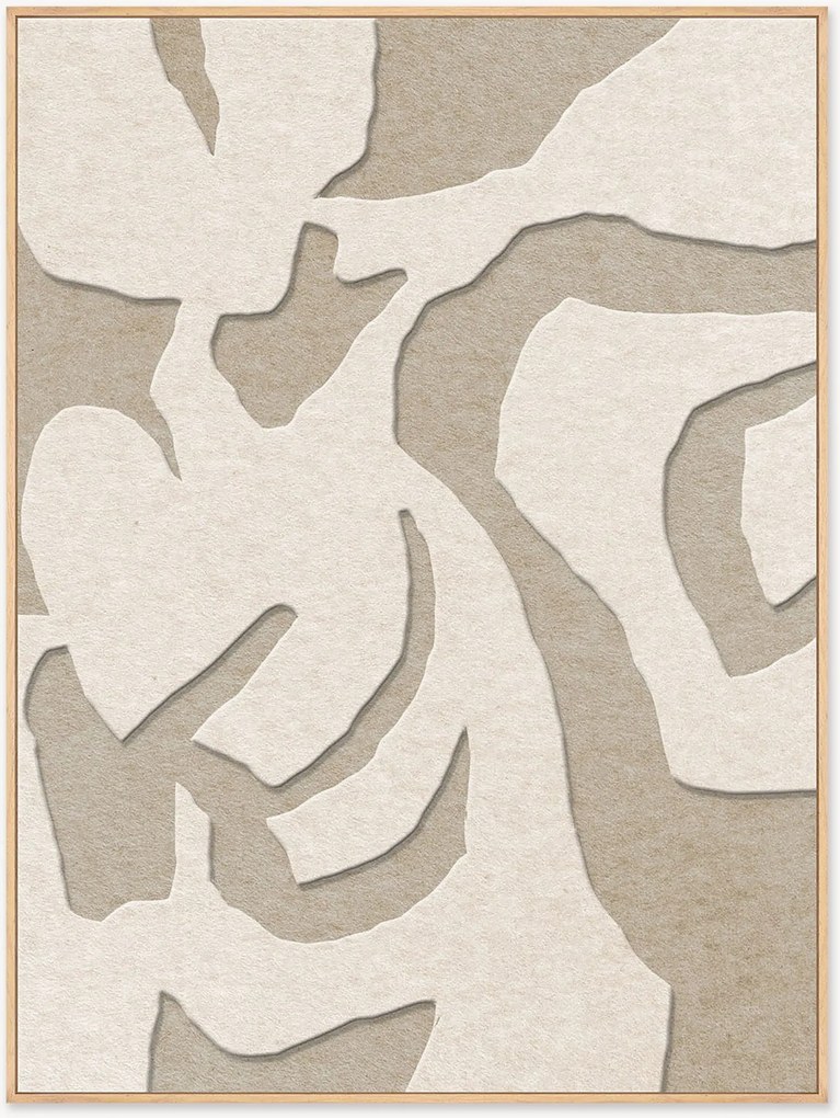 Quadro acustico incorniciato Soft Embrace 1