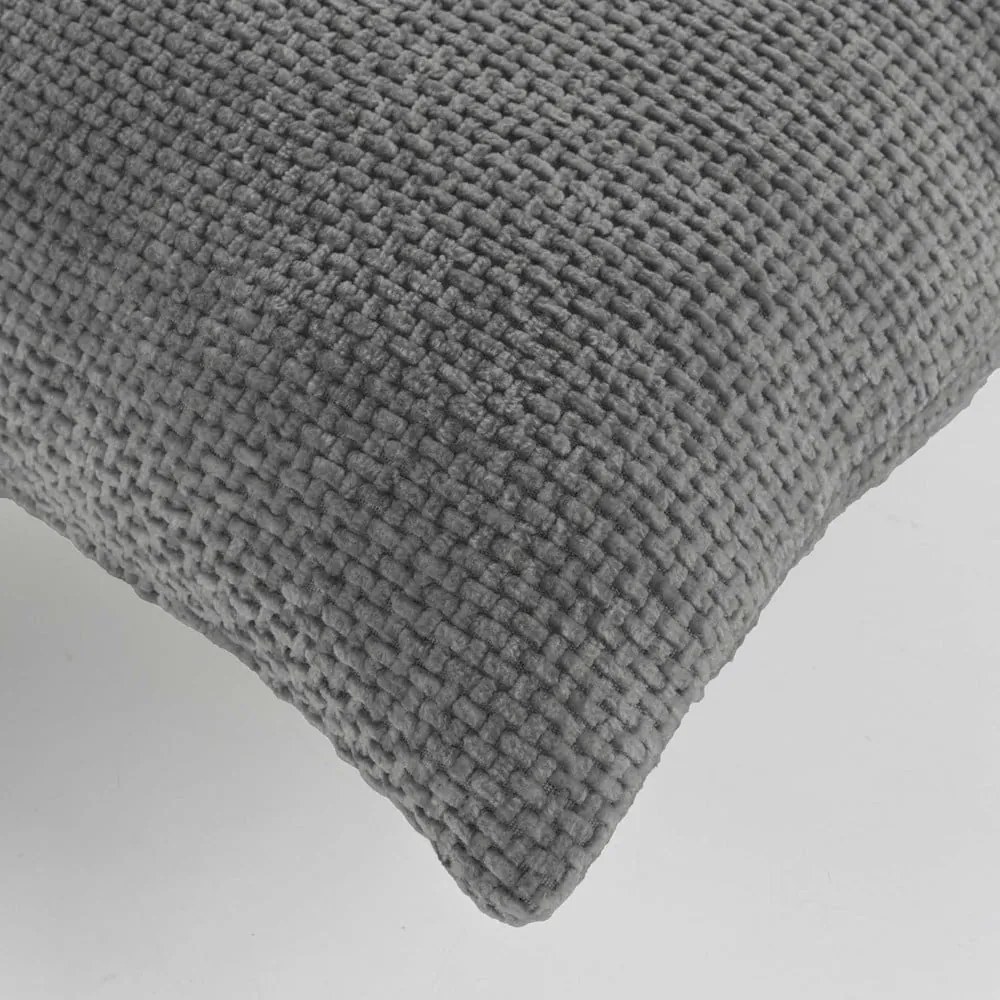 Cuscino decorativo in ciniglia 45x45 cm Leo – douceur d'intérieur