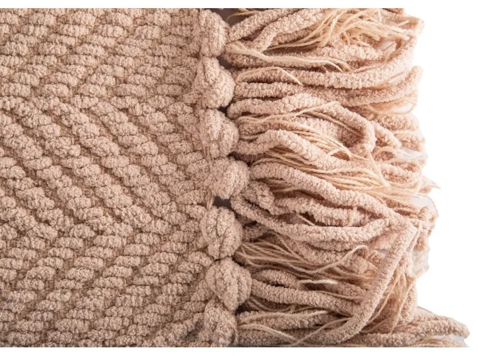 Coperta marrone in ciniglia 130x170 cm Renee – Tiseco Home Studio