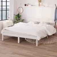 Giroletto Bianco in Legno Massello di Pino 150x200 cm UK King cod mxl 60240