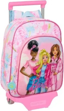Trolley per la Scuola Barbie Painterly Rosa Blu cielo 26 x 11 x 67 cm 26 x 34 x 11 cm