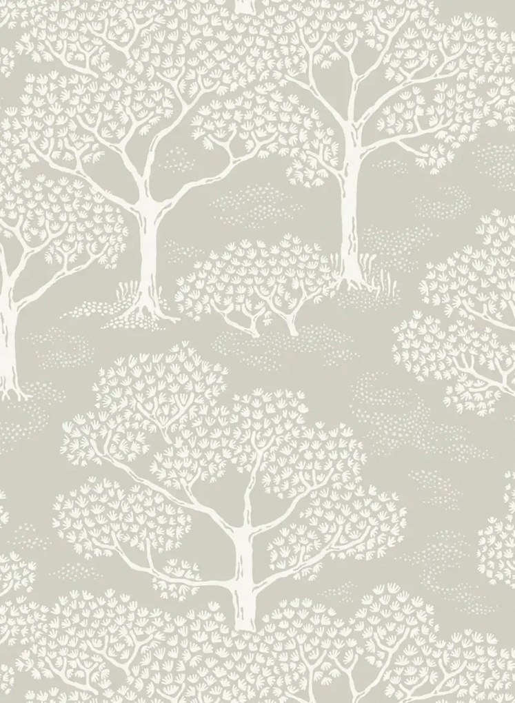 Littlephant Carta da parati Woodland Notes - Clay Beige