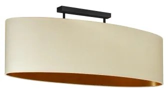 Duolla - Lampadario a plafone OVAL VEGAN 2xE27/15W/230V color crema