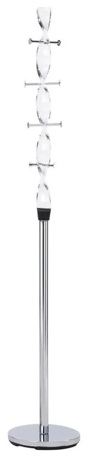 Appendiabiti 180x30 cm cromo lucido