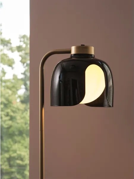 Osram - Lampada da terra DECOR COROLLE 1xE27/15W/230V nero/oro